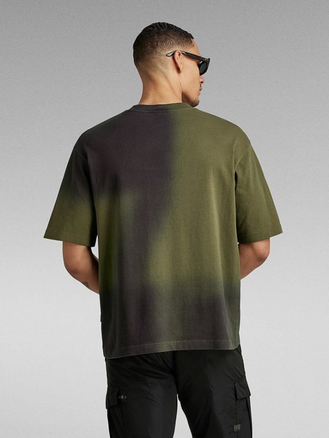 G-Star Koszulka w kolorze oliwkowo-antracytowym rozmiar: S