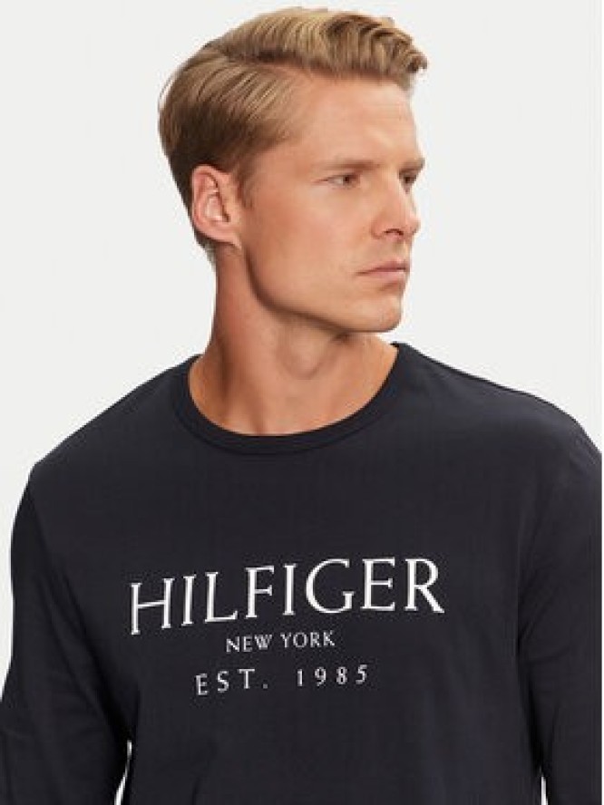 Tommy Hilfiger Longsleeve MW0MW36502 Granatowy Regular Fit