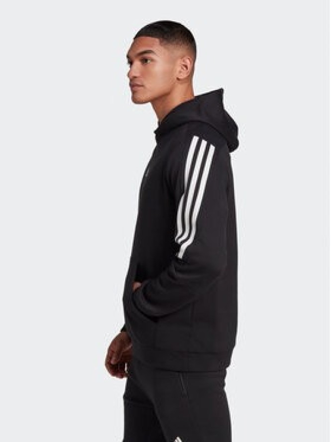 adidas Bluza Future Icons 3-Stripes HK4572 Czarny Regular Fit