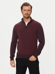 Boss Sweter H-Dambino 50519590 Bordowy Regular Fit