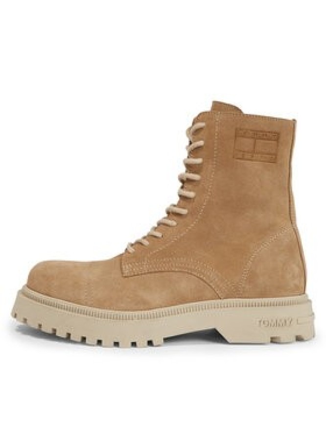 Tommy Jeans Trzewiki Tjm Casual Boot Suede EM0EM01336 Khaki