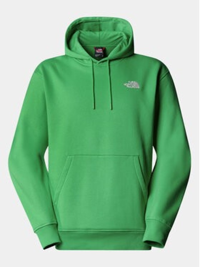 The North Face Bluza Essential NF0A7ZJ9 Zielony Regular Fit