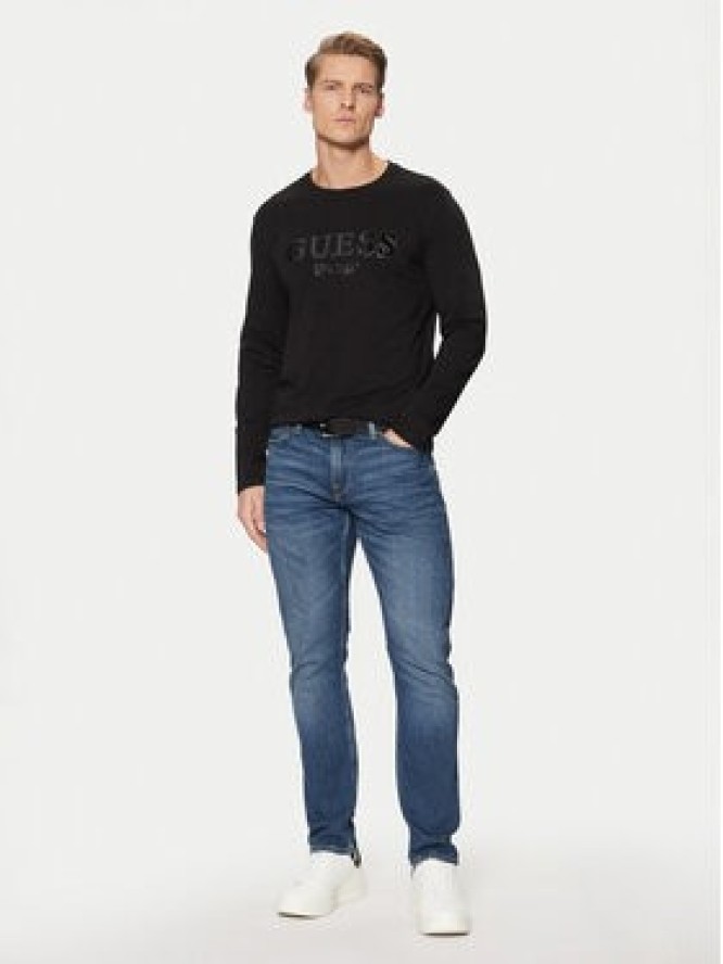 Guess Longsleeve M5RI13 J1314 Czarny Slim Fit