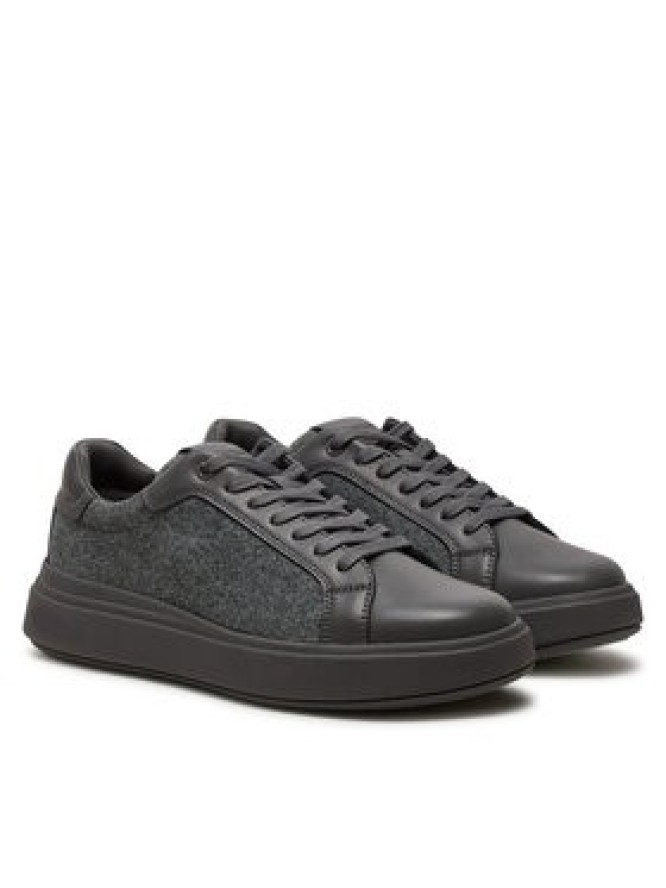 Calvin Klein Sneakersy Low Top Lace Up Wool HM0HM01597 Szary