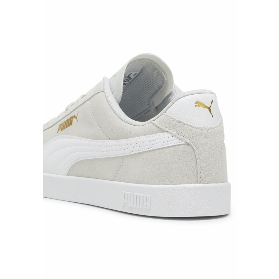 Sneakersy zamszowe unisex PUMA Club II PUMA Glacial Gray White Gold