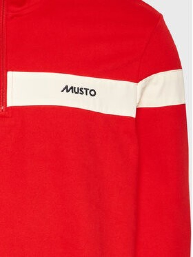 Musto Bluza 64 82113 Czerwony Regular Fit