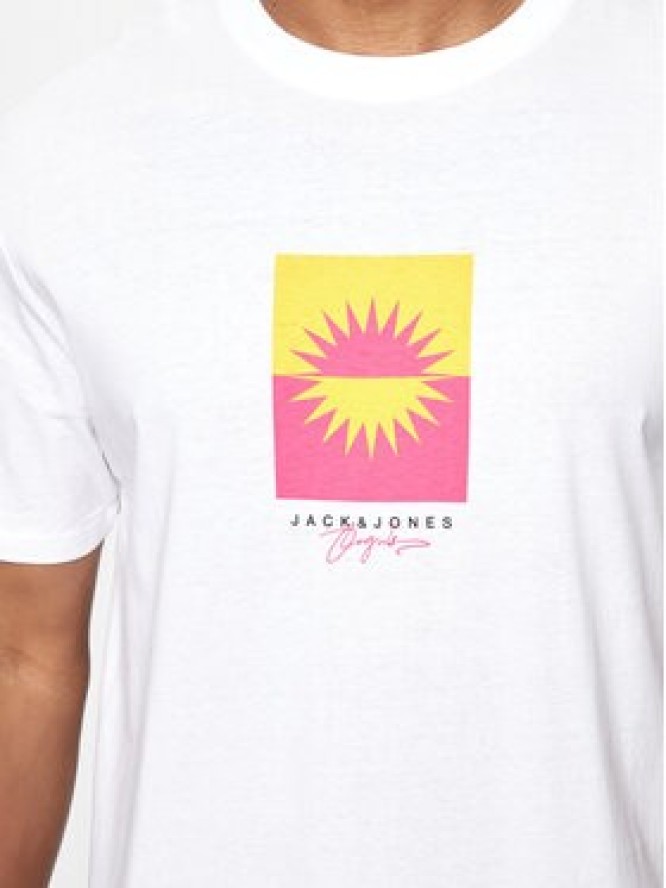 Jack&Jones T-Shirt Jormarbella 12255569 Biały Relaxed Fit