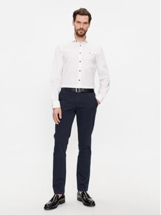 Tommy Hilfiger Koszula MW0MW34259 Biały Slim Fit