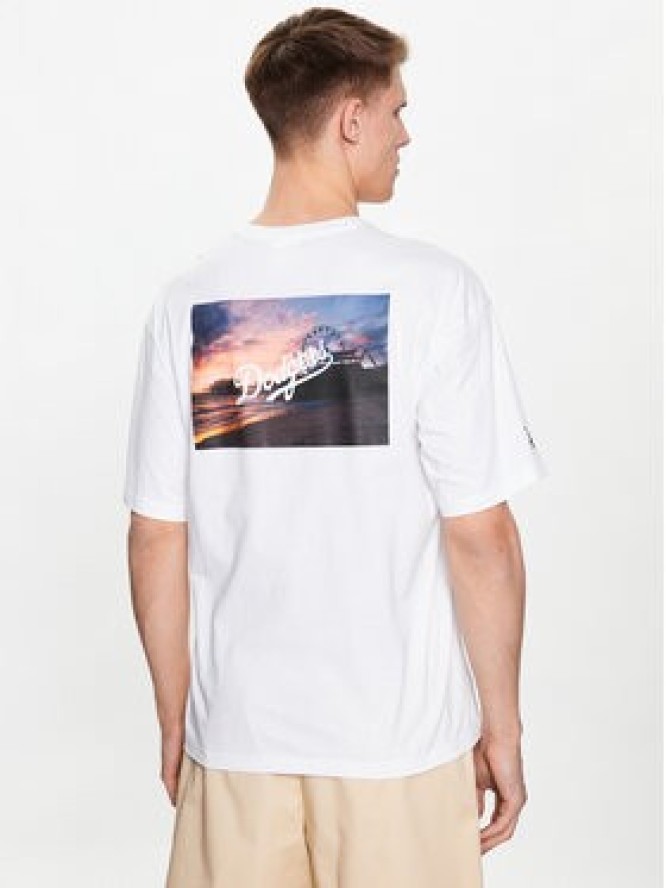 Champion T-Shirt 218923 Biały Relaxed Fit