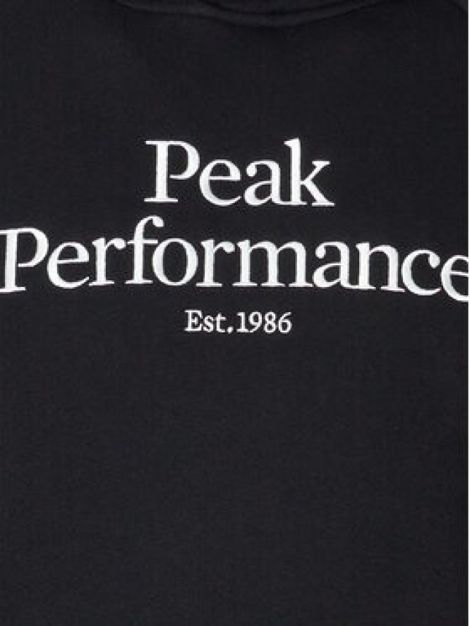 Peak Performance Bluza Original G77756080 Czarny Regular Fit