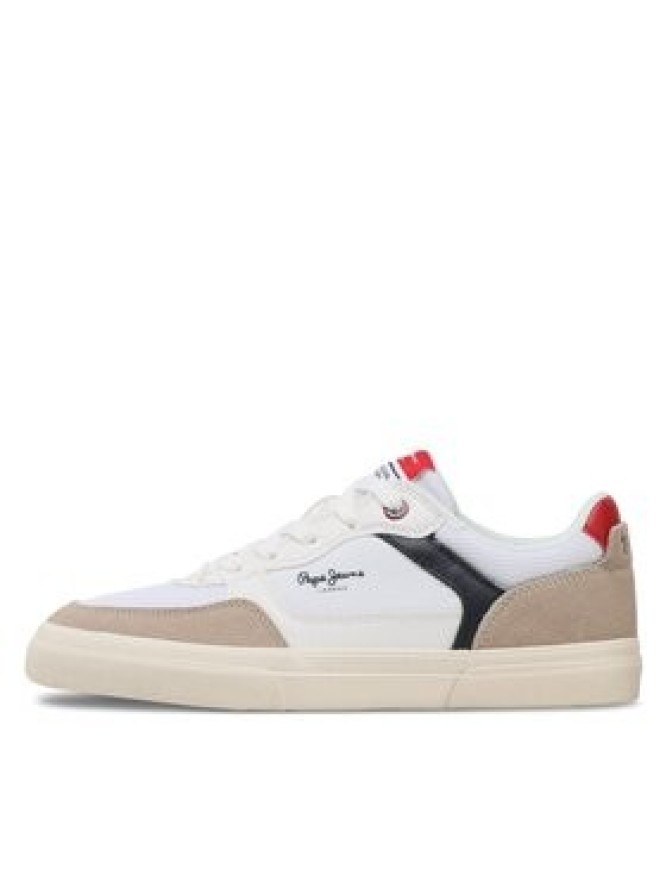 Pepe Jeans Sneakersy Kenton Master Mesh PMS30905 Biały