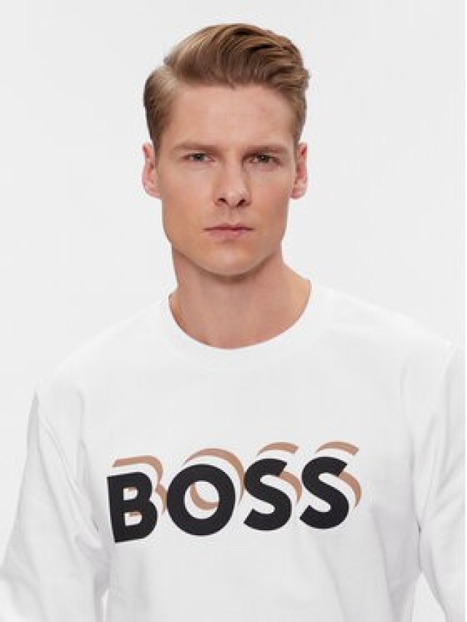 Boss Bluza Soleri 07 50507939 Biały Regular Fit