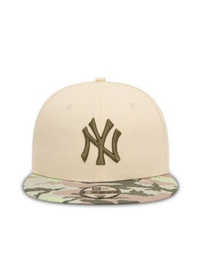 New Era Czapka z daszkiem Youth Contrast 9Fif 60565304 Beżowy