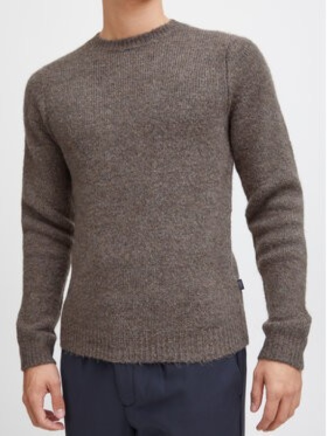 Casual Friday Sweter 20504408 Brązowy Regular Fit