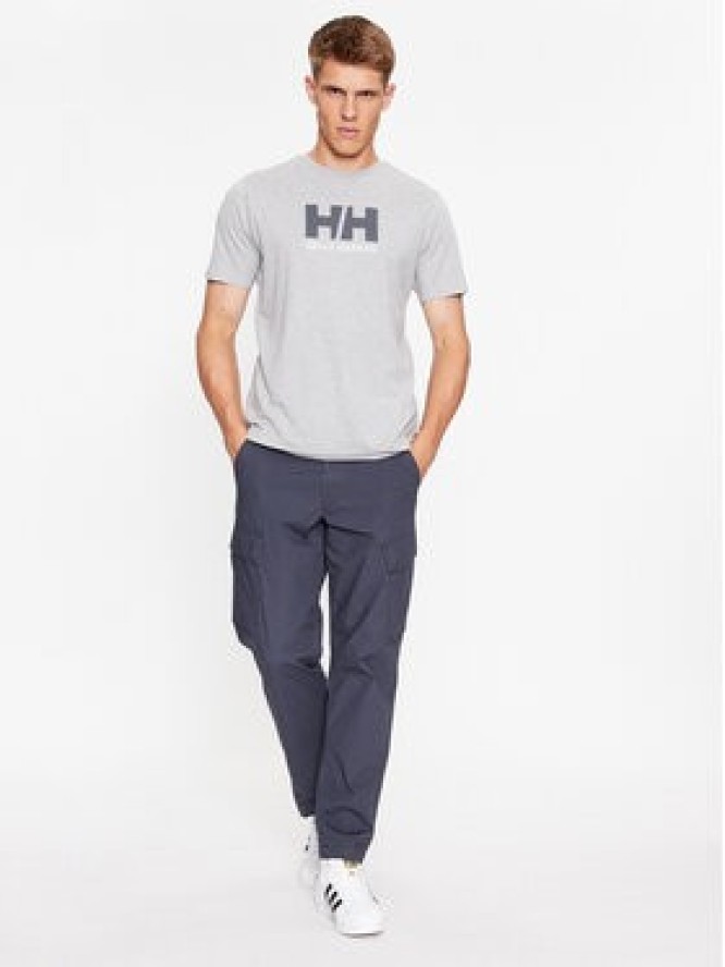 Helly Hansen T-Shirt Logo 33979 Szary Regular Fit
