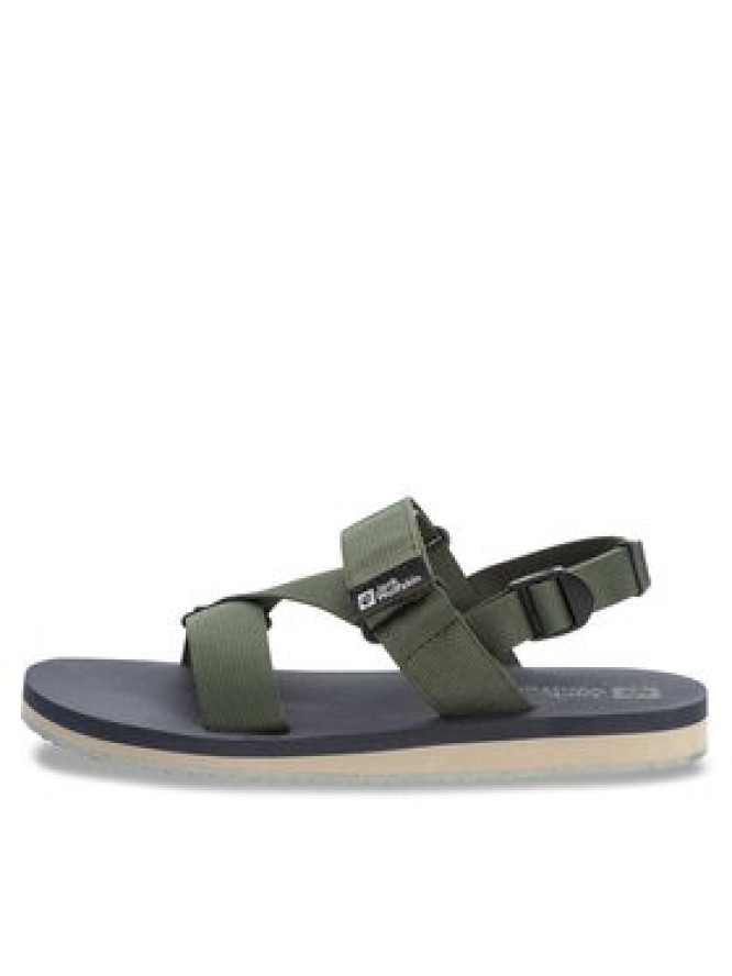 Jack Wolfskin Sandały Urban Entdeckung Belt Sandal 4056711 Zielony