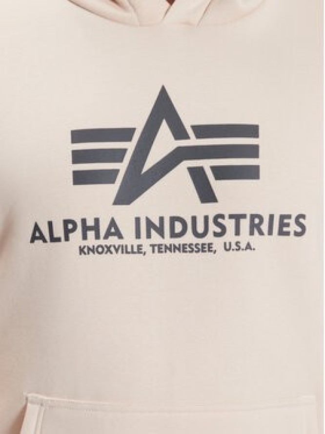 Alpha Industries Bluza Basic 178312 Beżowy Regular Fit