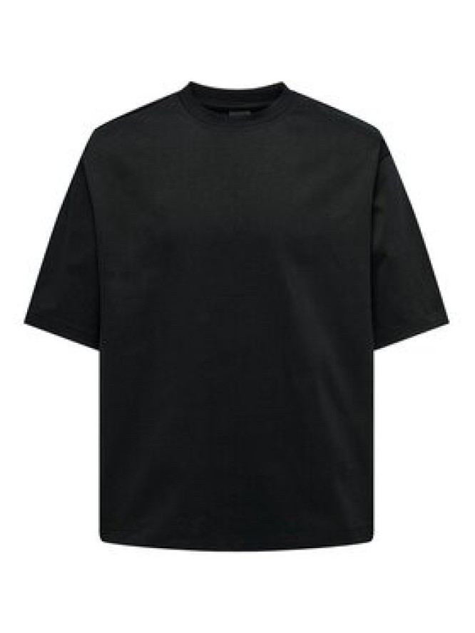 Only & Sons T-Shirt Millenium 22027787 Czarny Oversize