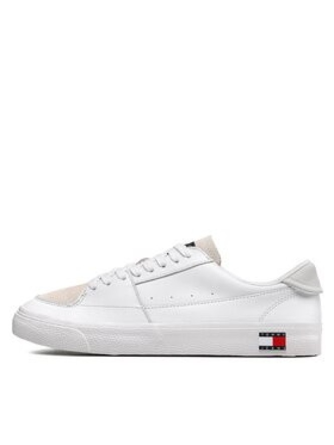 Tommy Jeans Sneakersy Vulcanized Ess EM0EM01106 Biały