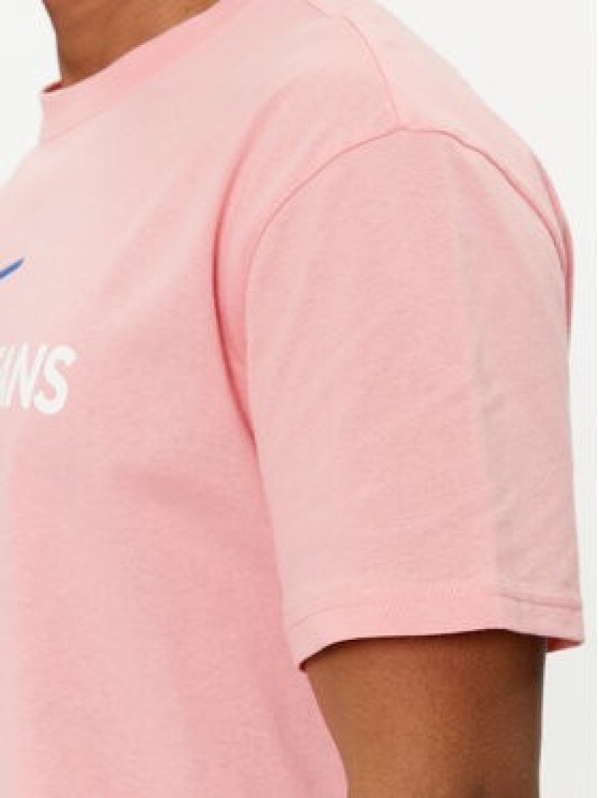 Tommy Jeans T-Shirt Spray Pop Color DM0DM18572 Różowy Regular Fit