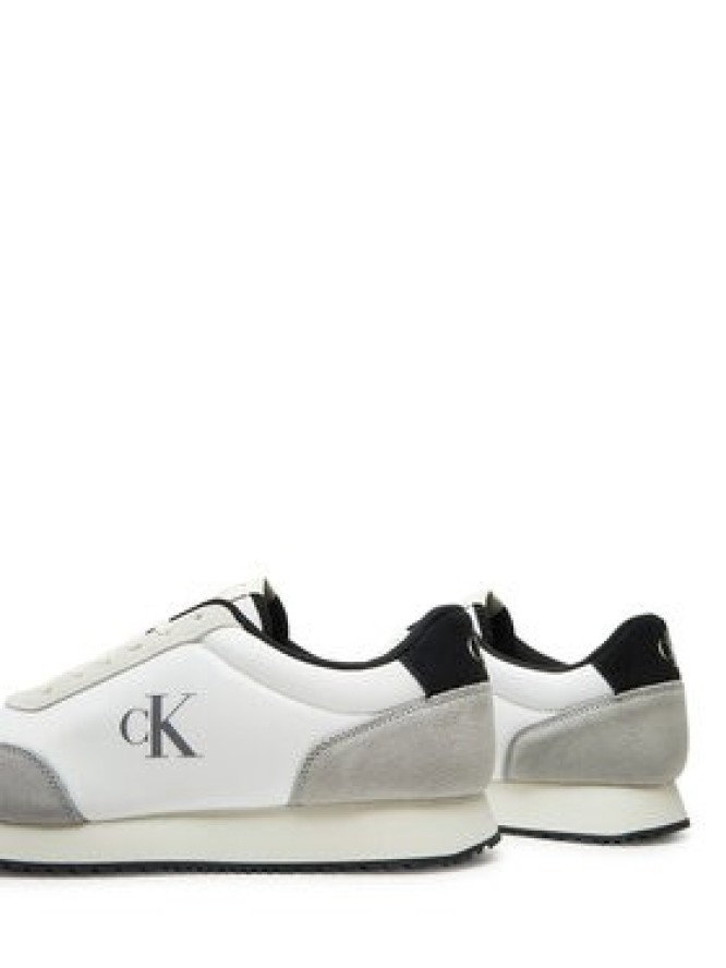 Calvin Klein Jeans Sneakersy Retro Runner Iconic Snk YM0YM01119 Biały