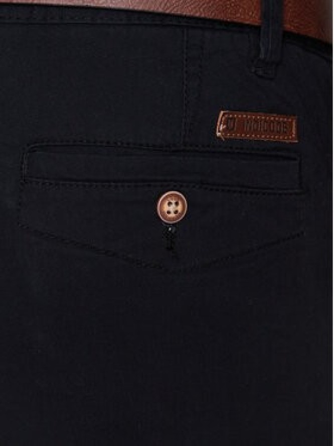 INDICODE Spodnie materiałowe Gower 65-159 Czarny Regular Fit