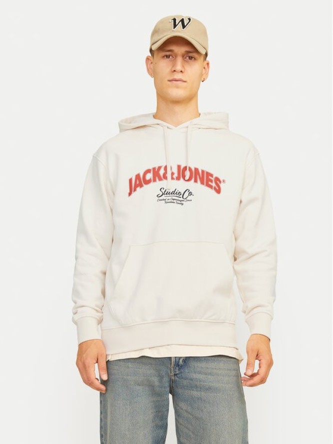 Jack&Jones Bluza Bronx 12262919 Écru Regular Fit