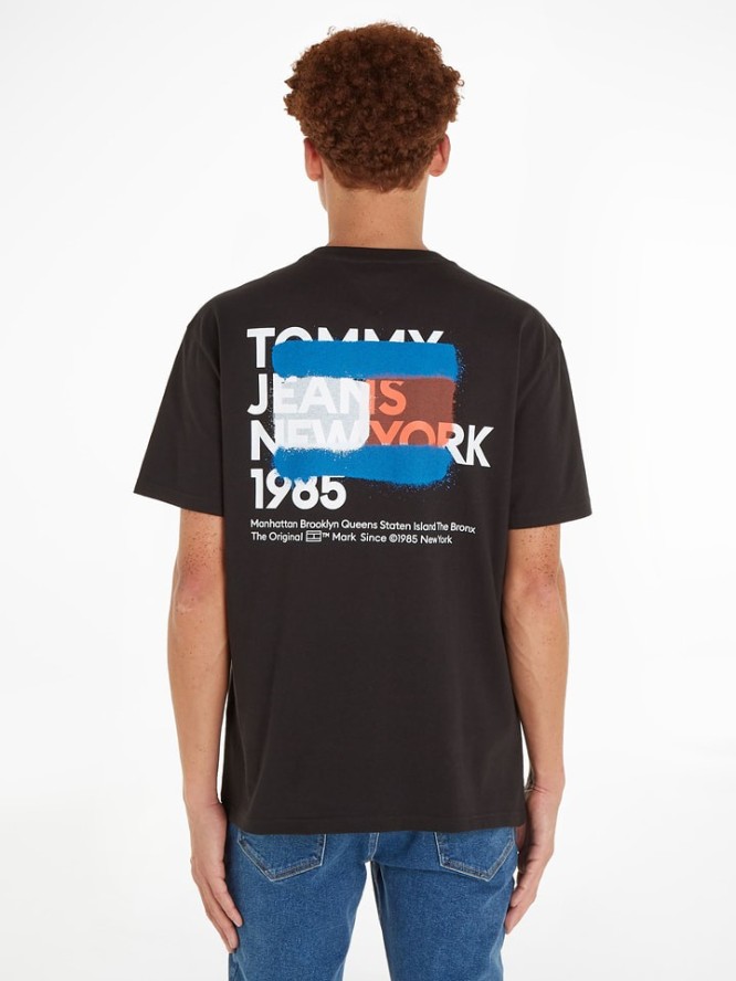 TOMMY JEANS Koszulka w kolorze czarnym rozmiar: 3XL