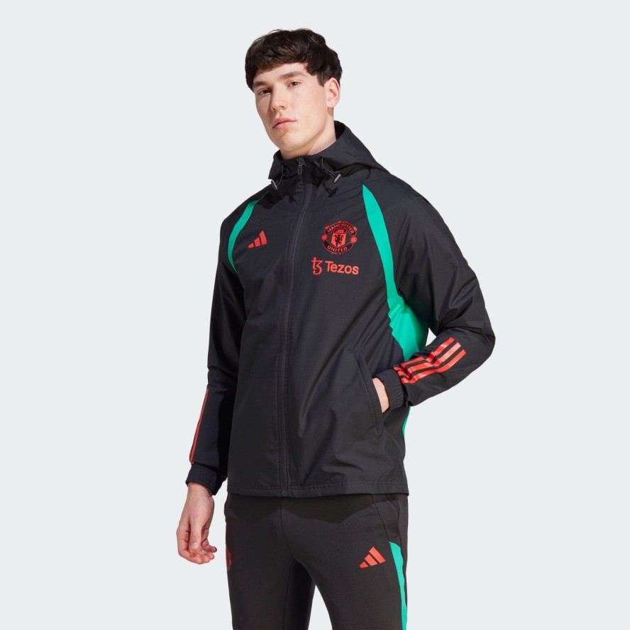 Kurtka do piłki nożnej męska Adidas Manchester United Tiro 23 All-Weather