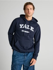 Bluza z kapturem Yale - granatowy