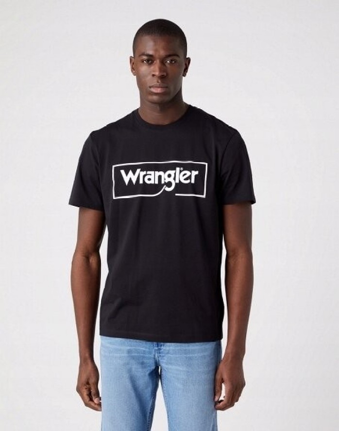 WRANGLER FRAME LOGO TEE MĘSKI T-SHIRT KOSZULKA LOGO NADRUK W70JD3100