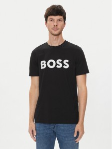 Boss T-Shirt Thinking 1 50481923 Czarny Regular Fit
