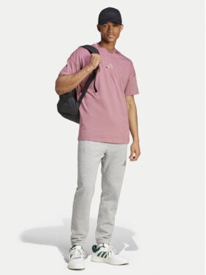 adidas T-Shirt ALL SZN IY4140 Różowy Loose Fit