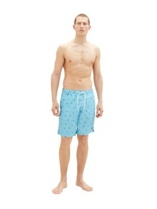 Tom Tailor Szorty kąpielowe 1035051 Błękitny Regular Fit