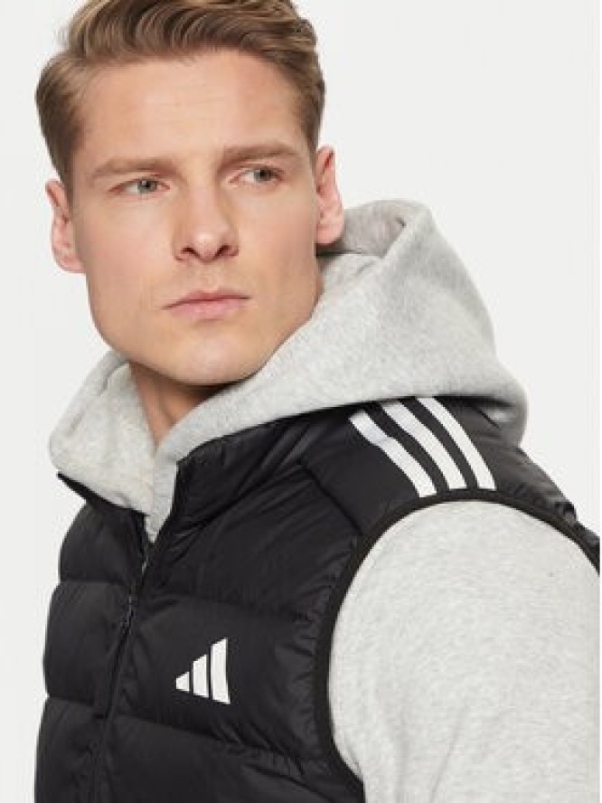 adidas Kamizelka Essentials 3-Stripes JJ1203 Czarny Slim Fit