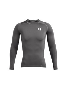 Longsleeve treningowy męski Under Armour UA Hg Armour Comp Ls - szary