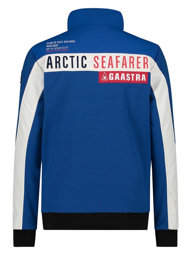 GAASTRA Bluza polarowa "Anchorage" w kolorze niebiesko-białym rozmiar: M