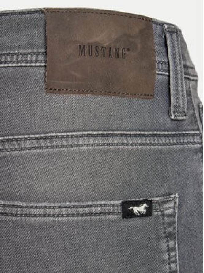 Mustang Szorty jeansowe Chicago 1014890 Szary Regular Fit