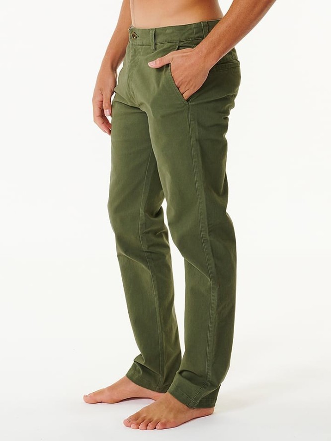 Rip Curl Spodnie chino "Epic" w kolorze khaki rozmiar: W30