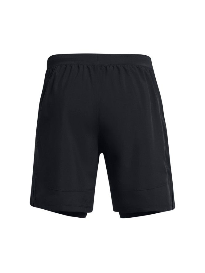 Spodenki do biegania męskie Under Armour UA Launch 7'' 2-In-1 Shorts - czarne