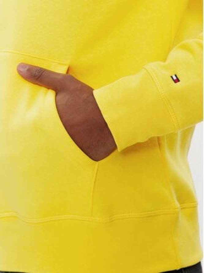 Tommy Hilfiger Bluza Logo MW0MW11599 Żółty Regular Fit