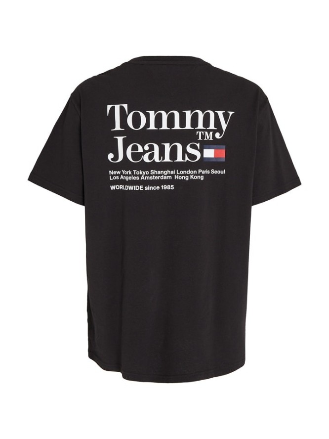 TOMMY JEANS Koszulka w kolorze czarnym rozmiar: M