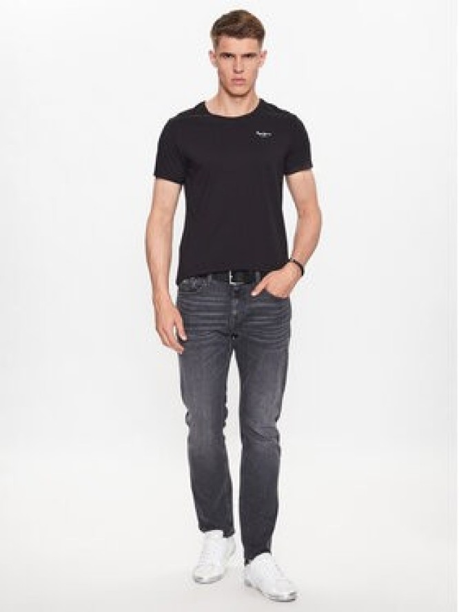 Pepe Jeans Komplet 2 t-shirtów Pepe Tshirt 2P PMU10976 Czarny Regular Fit