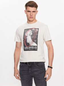 Guess T-Shirt M3YI70 KBDL0 Biały Regular Fit