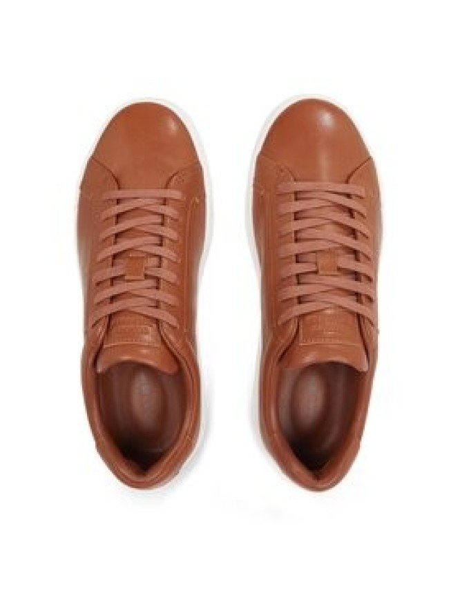 Tommy Hilfiger Sneakersy Th Court Best Cognac FM0FM05136 Brązowy