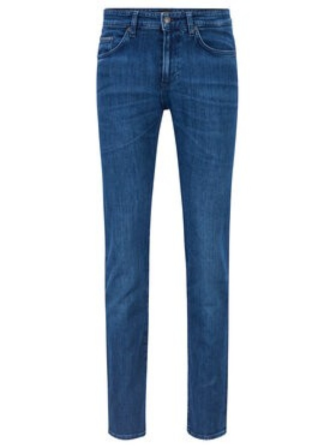 Boss Jeansy Delaware3-1 50443965 Granatowy Slim Fit