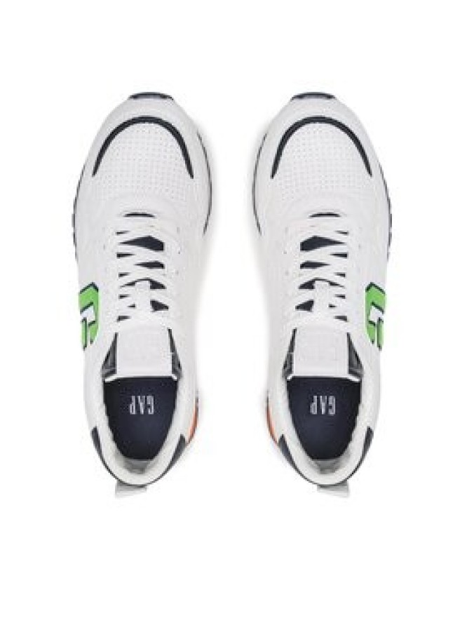 Gap Sneakersy New York II Ctr M GAF002F5SMWBLBGP Biały