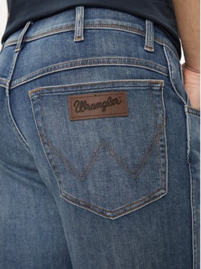 Wrangler Szorty jeansowe Texas 112350867 Niebieski Regular Fit