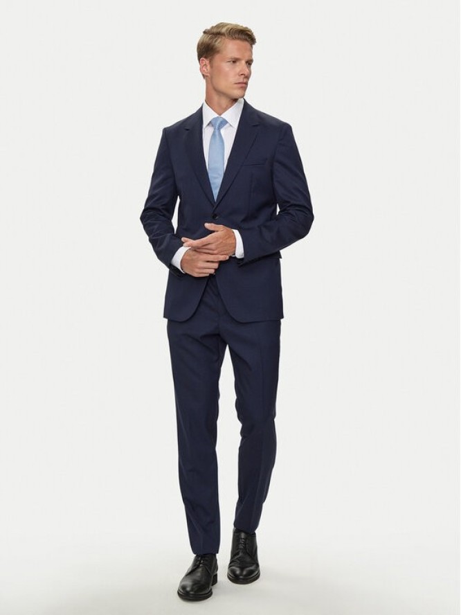 Boss Garnitur H-Houston 50518120 Granatowy Slim Fit