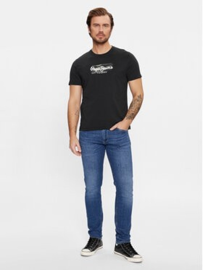 Pepe Jeans Jeansy Tapered PM207391HT52 Granatowy Tapered Leg